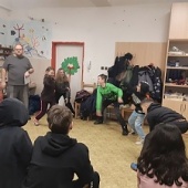 Pantomima zimních sportů